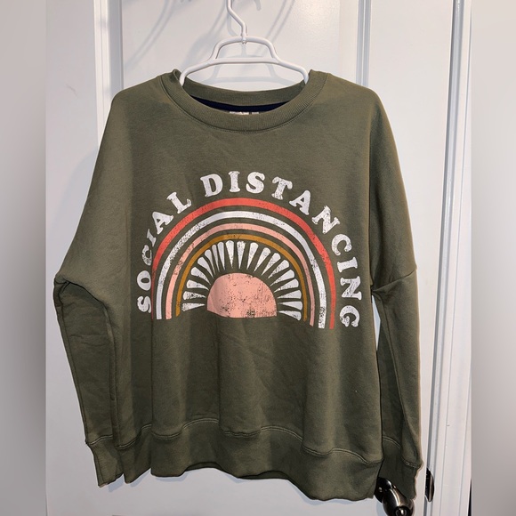 Social Distancing Pullover Size Medium - Picture 1 of 6